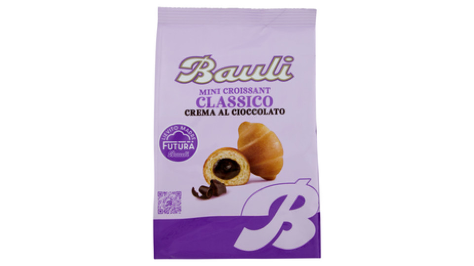 Bauli Mini Croissant Cioccolato al 60% di Cacao 75 g