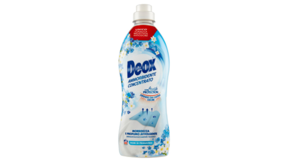Deox, Ammorbidente Concentrato Lavatrice, Fiori di Primavera, 45 Lavaggi, 900 ml