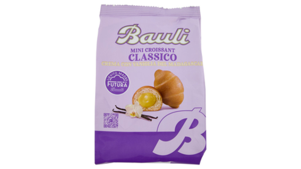 Bauli Mini Croissant Crema con Vaniglia del Madagascar 75 g