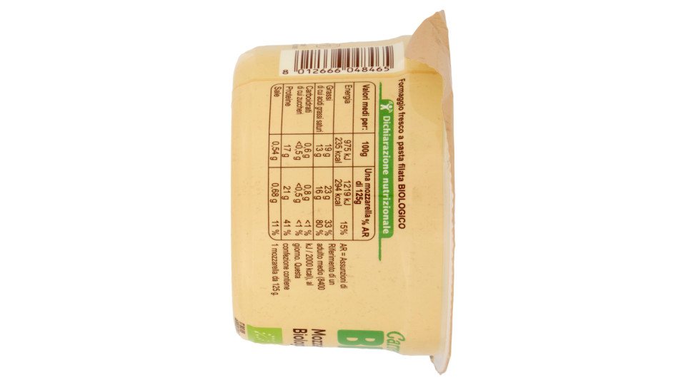 Carrefour Bio Mozzarella Fior di latte Biologica