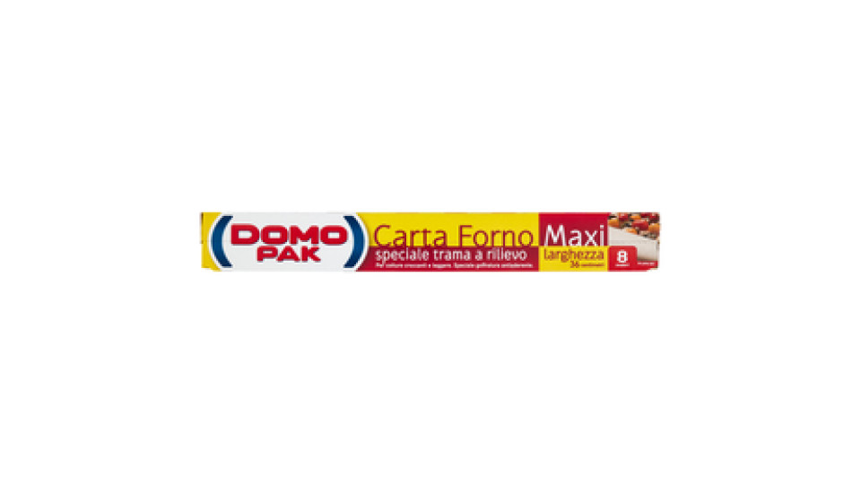 Domopak Carta Forno speciale trama a rilievo Larghezza 36 centimetri 8 metri