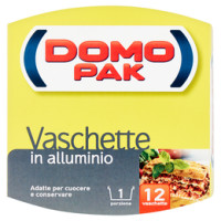 Domopak Vaschette in alluminio 1 porzione