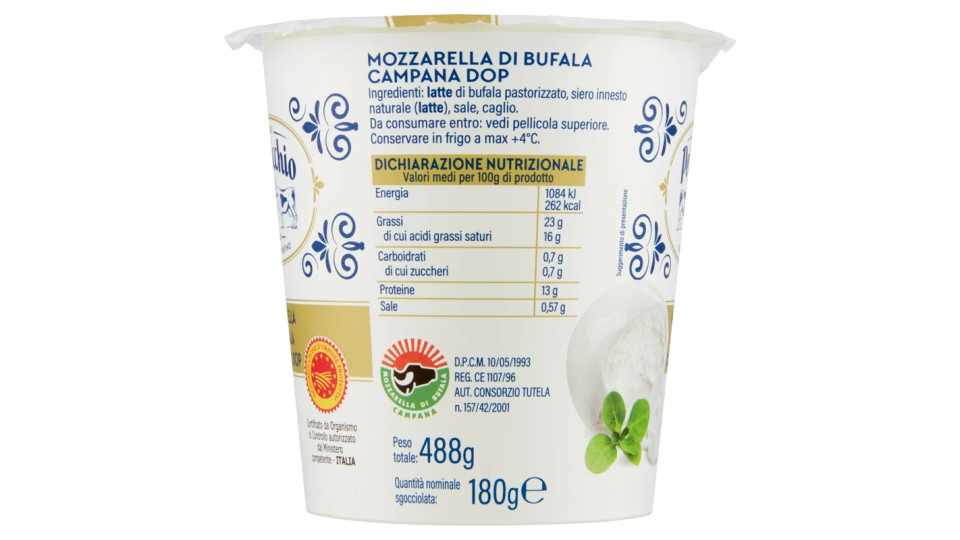 Centrale del Latte di Torino Mozzarella di Bufala Campana DOP