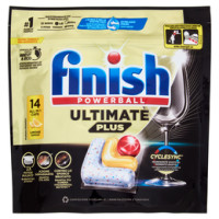 Finish Ultimate Plus All In One Lemon pastiglie lavastoviglie 14 lavaggi 170,8 g