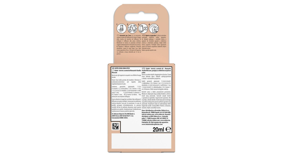 Glade elettrico essential oil ricarica