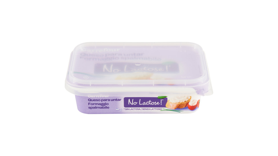 Carrefour No Lactose!* Formaggio spalmabile