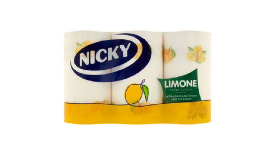 Nicky Limone Carta Cucina 2 pz
