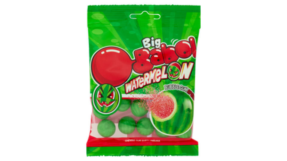 Big Babol Watermelon Chewing Gum Gusto Anguria 80 g