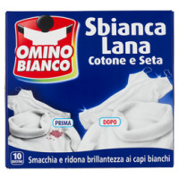Omino Bianco Sbianca Lana Cotone e Seta