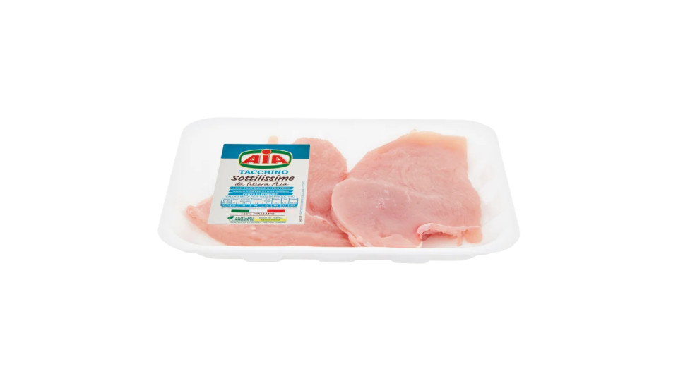 Aia Sottilissime di Tacchino Sottilissime di Fesa di Tacchino