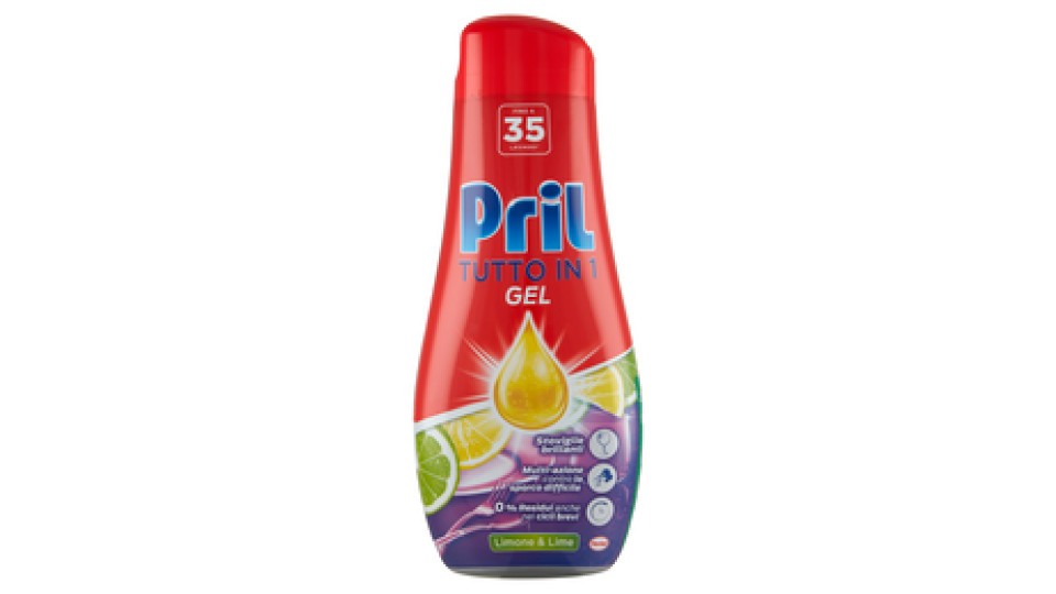 PRIL Tutto in 1 Gel Limone 684 ml.