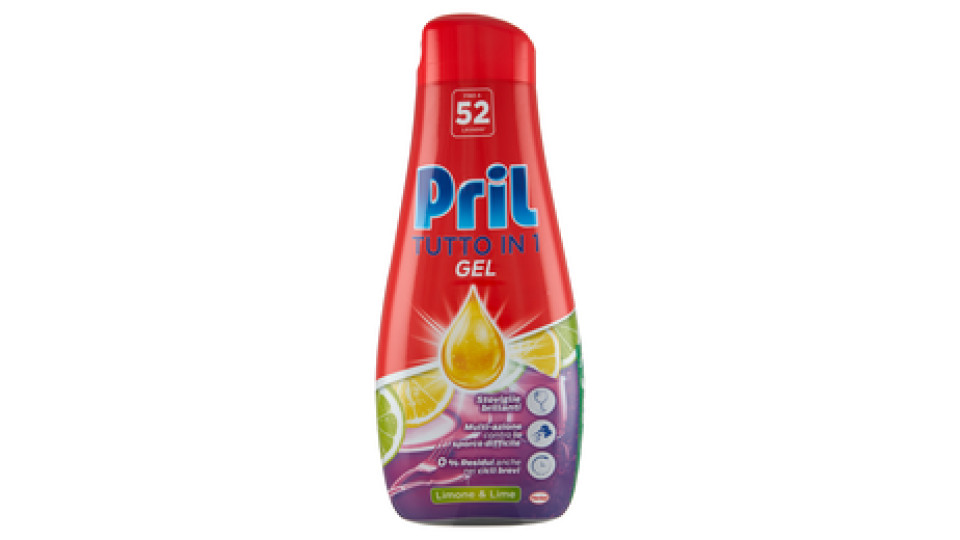PRIL Tutto in 1 Gel Limone 1044 ml.