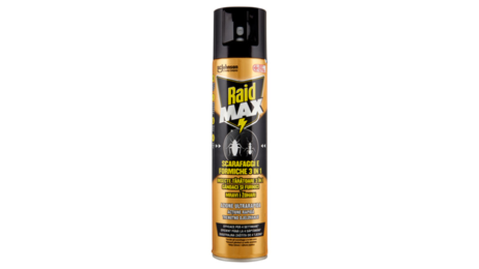 Raid Max scarafaggi e formiche 3 in 1