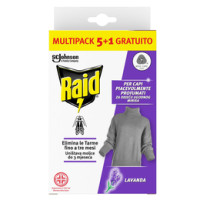Raid Anti Tarme Gel Vestiti, per Capi Piacevolmente Profumati, Fragranza alla Lavanda, 2 x 3g