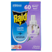 Raid Liquido Elettrico Ricarica, 60 Notti, Lavanda, 36 ml