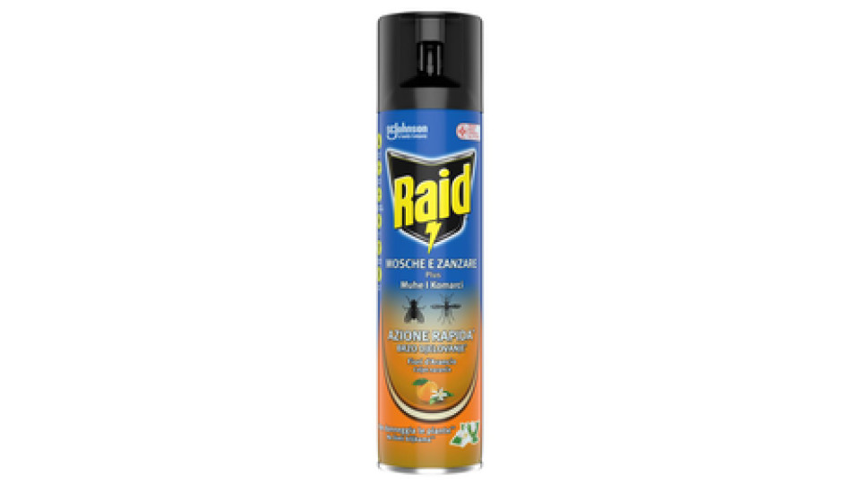 Raid Mosche e Zanzare Plus Fiori d'Arancio