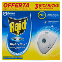 Raid Night & day Trio Zanzare, Zanzare Tigre, Mosche