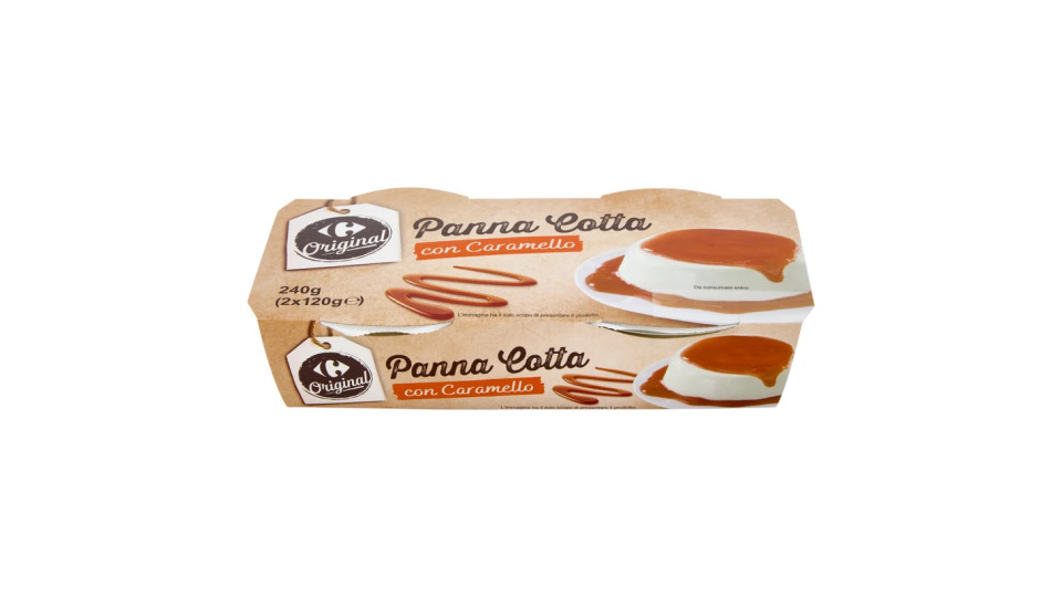Carrefour Panna cotta con caramello