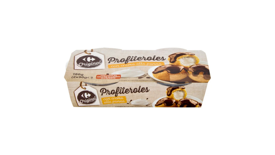 Carrefour Profiteroles con crema pasticcera