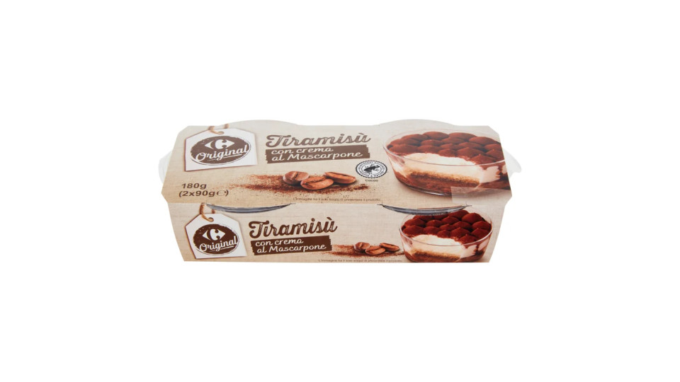 Carrefour Tiramisù con crema al mascarpone