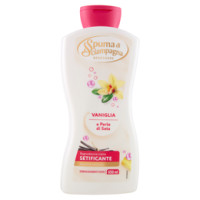 Spuma di Sciampagna Benessere Setificante Bagnodoccia Crema Perle di seta e Vaniglia