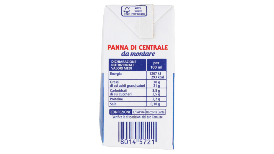 Brescia Panna di Centrale