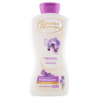 Spuma di Sciampagna Benessere Rigenerante Bagnodoccia Crema Ametista e Orchidea
