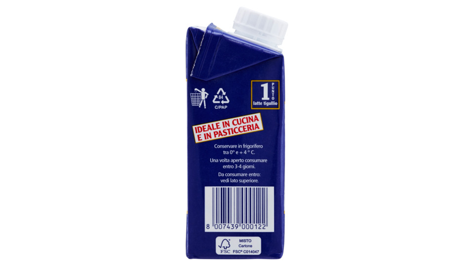 latte tigullio panna fresca pastorizzata