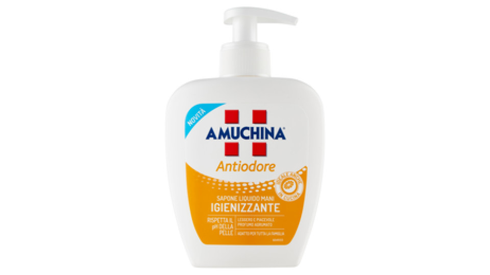 Amuchina Antiodore Sapone Liquido Mani Igienizzante 250 ml