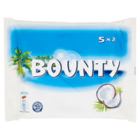 Bounty, snack al cioccolato con ripieno di cocco