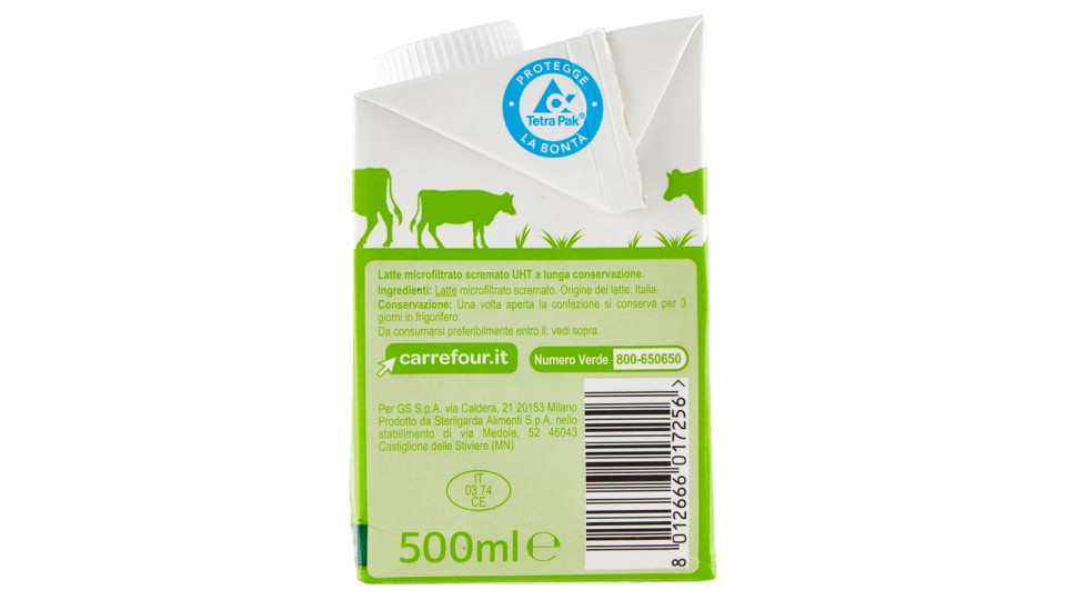 Carrefour Latte UHT Scremato