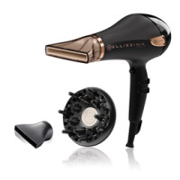 Imetec Bellissima My Pro Ceramic P5 3800 Asciugacapelli Professionale per Capelli Morbidi e Luminosi, Tecnologia Ceramica, 2300 W, Convogliatore Ultrastretto, Diffusore, Tecnologia Ioni