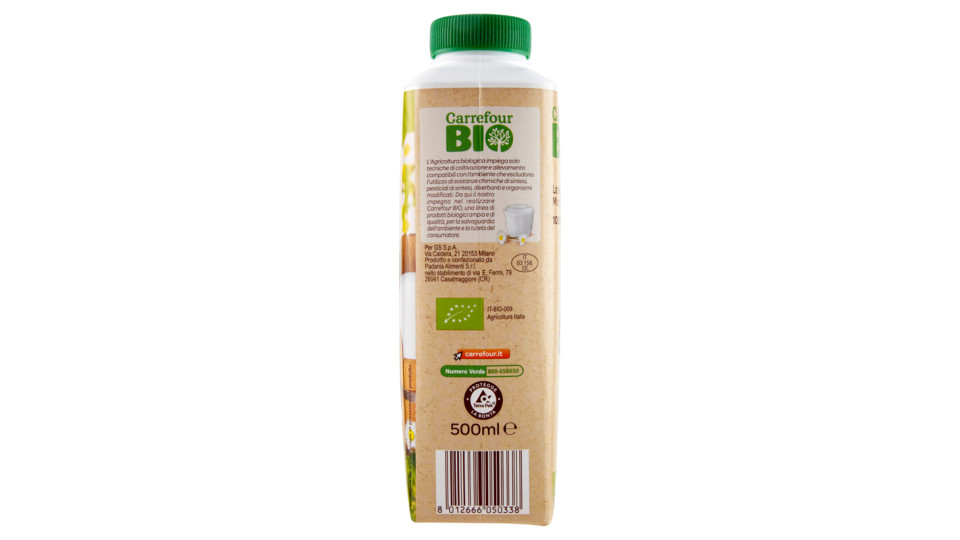 Carrefour Bio Latte Intero Microfiltrato