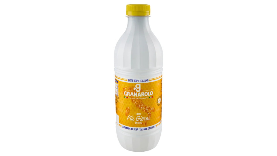 Granarolo Latte Più Giorni Intero da latte crudo per l'Alta Qualità