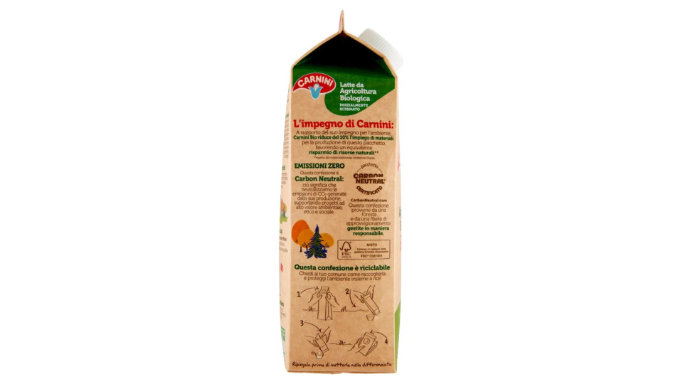 Carnini Bio Latte Parzialmente scremato