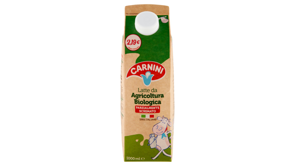 Carnini Bio Latte Parzialmente scremato