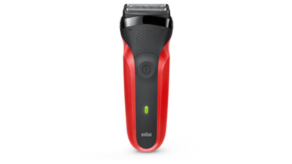 Braun Series 3 300s Rasoio Elettrico Ricaricabile Da Barba Per Uomo, Nero
