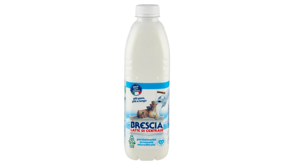 Brescia Latte di Centrale Parzialmente Scremato Latte Pastorizzato Microfiltrato
