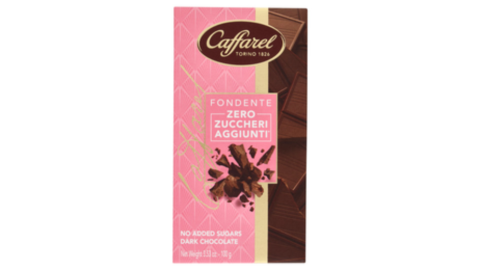 Tavoletta cioccolato fondente senza zucchero gr 100