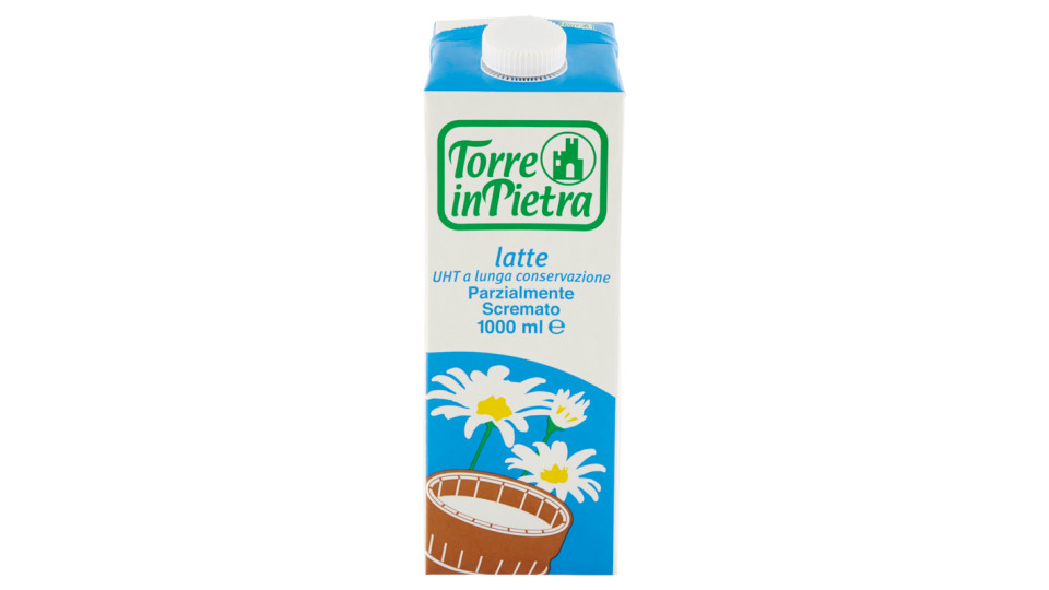 Torre in Pietra Latte UHT a lunga conservazione parzialmente scremato