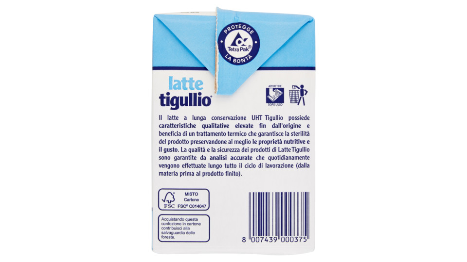 latte tigullio Latte U.H.T. a Lunga Conservazione Parzialmente Scremato