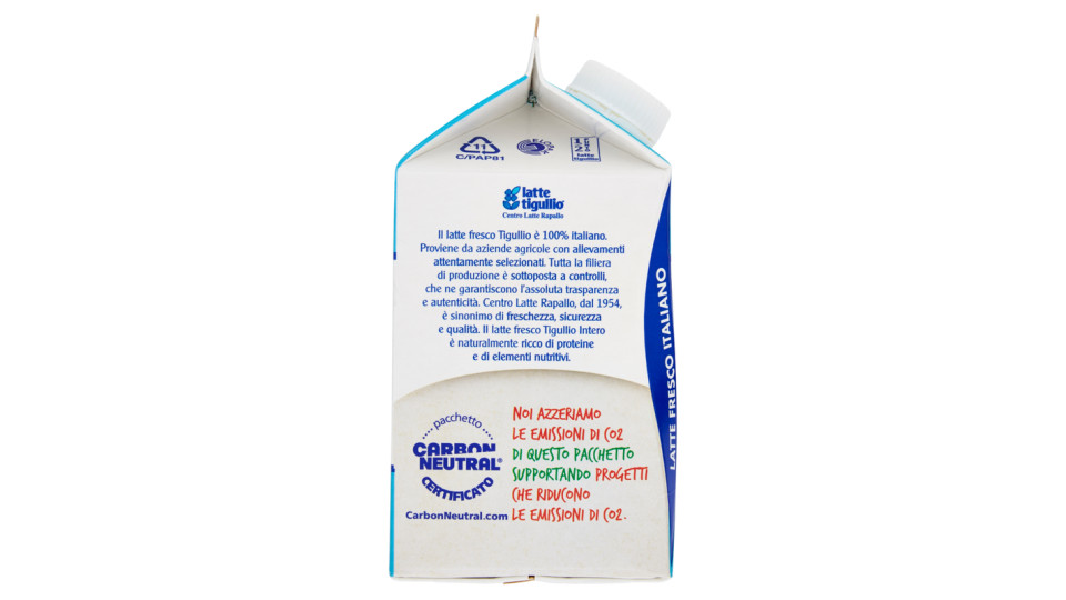 latte tigullio latte fresco pastorizzato Intero
