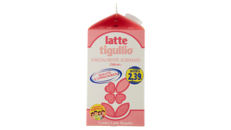 latte tigullio Parzialmente Scremato Qualità a Lunga Durata