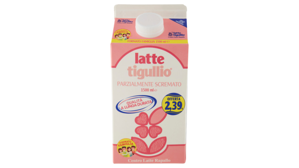 latte tigullio Parzialmente Scremato Qualità a Lunga Durata