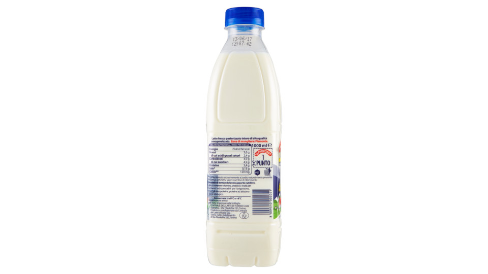 Centrale del Latte di Torino Tapporosso Alta Qualità Latte Fresco Pastorizzato