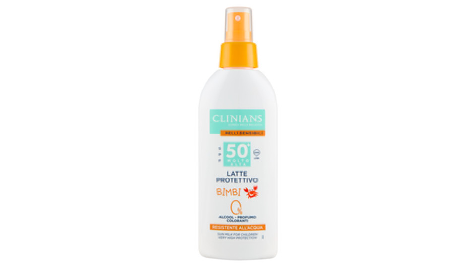 Pelli Sensibili Latte Protettivo Bimbi Spf 50+ Molto Alta