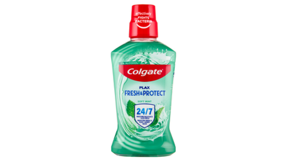 Colgate collutorio Plax Soft Mint con antibatterico 500 ml