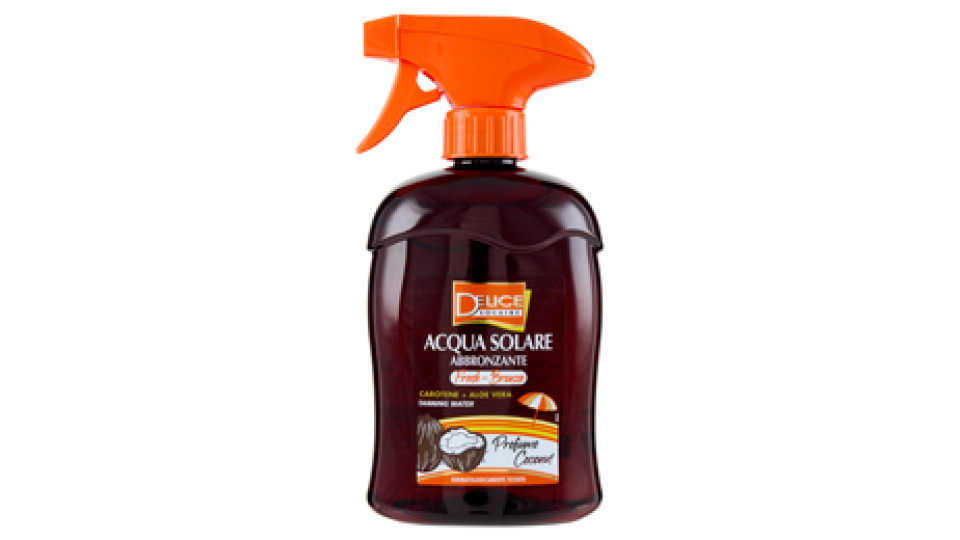 Delice Solaire Acqua Solare Abbronzante Carotene + Aloe Vera Profumo Coconut
