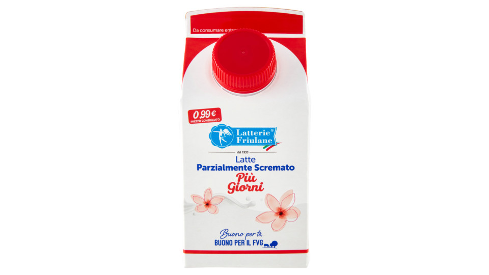 Latterie Friulane Latte Più Giorni Parzialmente Scremato
