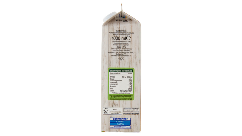 Latterie Friulane Bio Intero